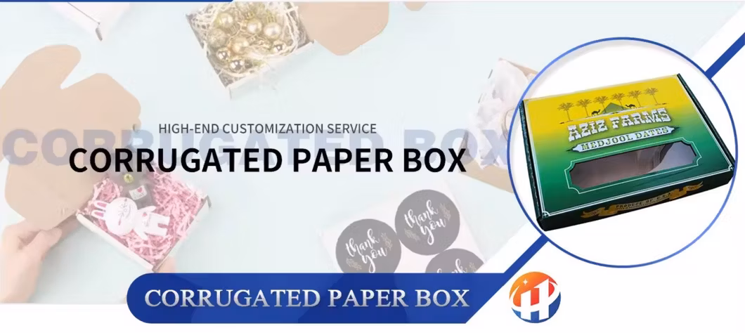 Wholesale Eco-Friendly Colour Printed Beverage Beer Corrugated Packaging Boxes with Handle