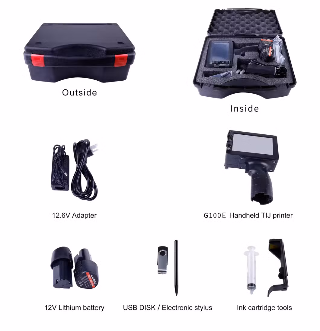 Docod G100e Mobile Tij Ink Qr Coding Unit - Premier Choice for Printing Identifications on Medical Supplies Food Packages Cables and Timber