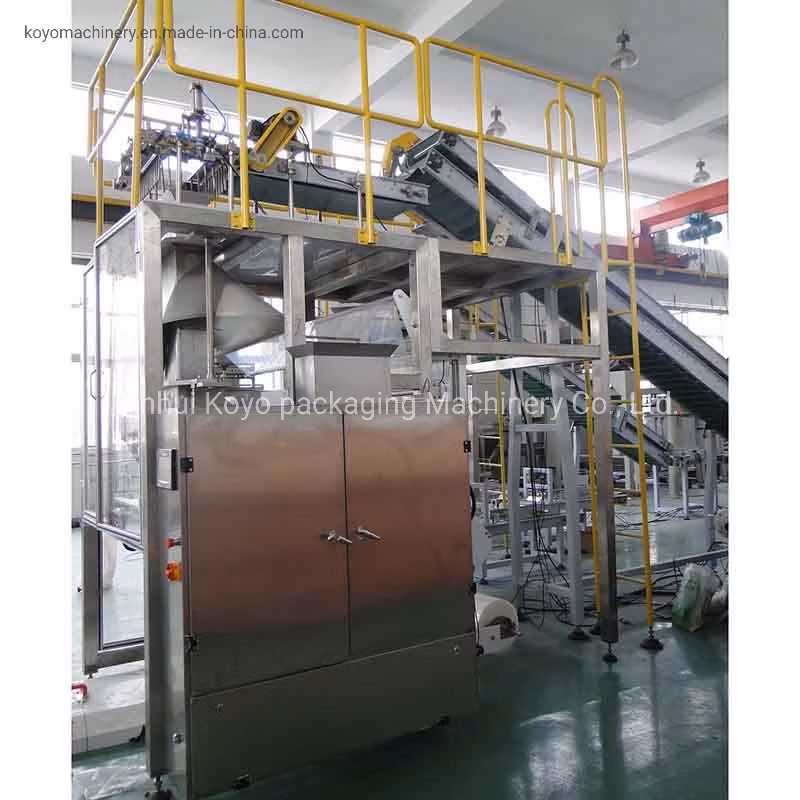 Automatic Bag-in-Bag Baler Primary and Secondary Packing Machine for Filling Bailing Packaging Sealing/Powder/Rice/Salt/Sugar/Wheat Flour/Food/Beans/Grains