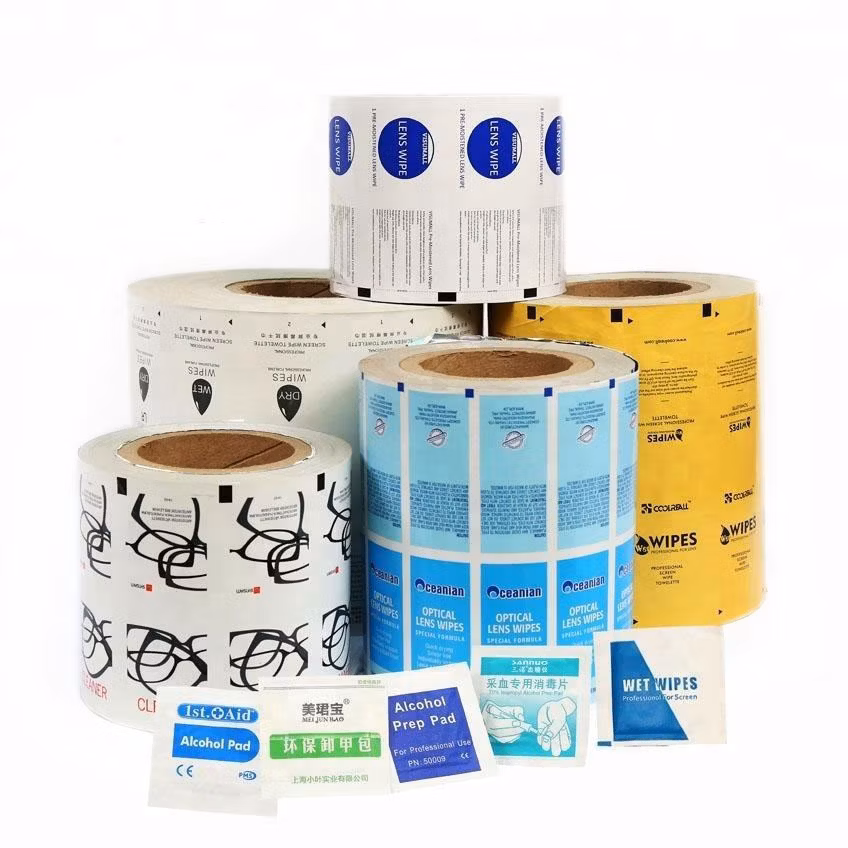 Aluminium Butter Alcohol Pad Chocolate Chewing Gum Chips Tea Can Ice Cream Food Wrap Roll Foil Paper Wrap Pharmaceutical Packaging