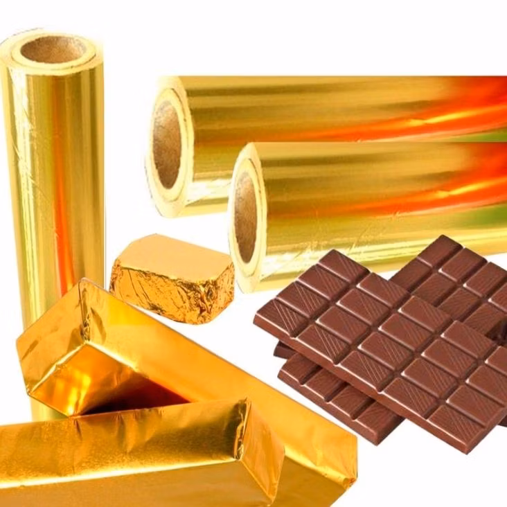 Aluminium Butter Alcohol Pad Chocolate Chewing Gum Chips Tea Can Ice Cream Food Wrap Roll Foil Paper Wrap Pharmaceutical Packaging