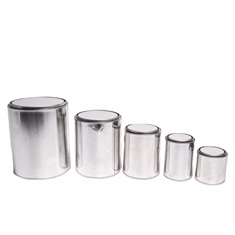 200ml 300ml Round Packaging for Car Putty Packing Container Glue Tinplate Can Engine Oil Metal Can Chemical Industry Empty Can Paint Tin Can