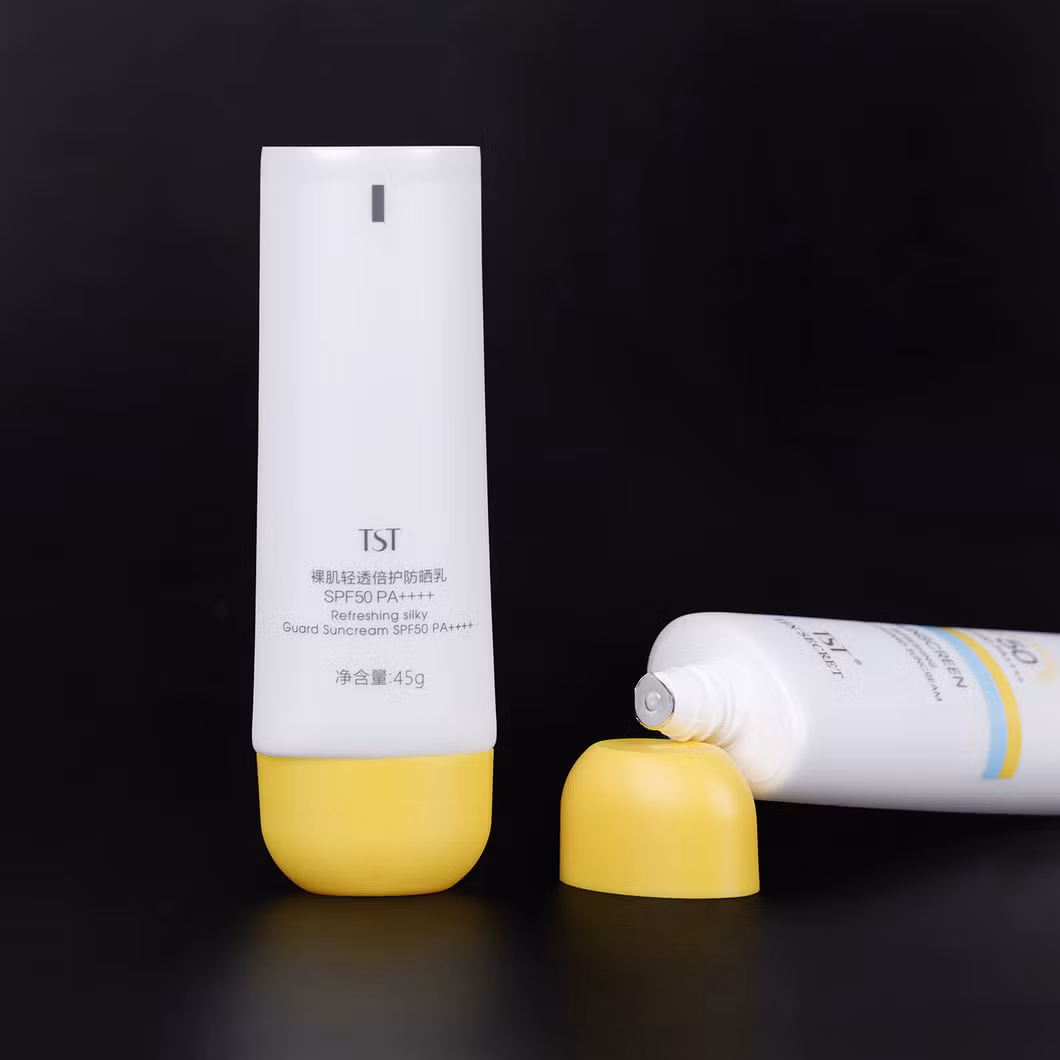 Recycled Wholesale Empty Clear Toothpaste Plastic Sample Tubes Squeezer Packaging 100g Sunscreen Tubes Plastic Packaging