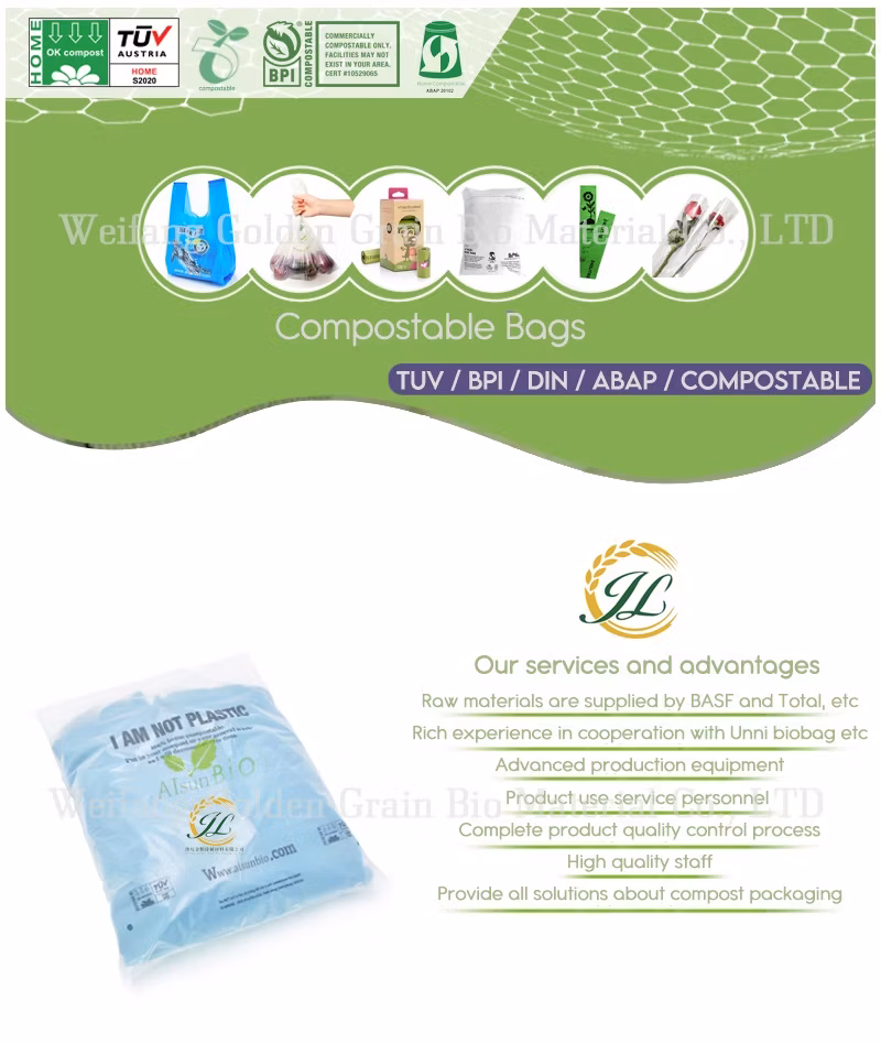 Compostable Clear Eco Friendly Packaging Custom Biodegradable Frosted Logo Plastic Clothing Bag