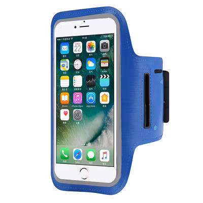 Touchscreen Phone Armband, Neoprene Sports Wrist Pouch for Cycling, Running, and Outdoor Activities