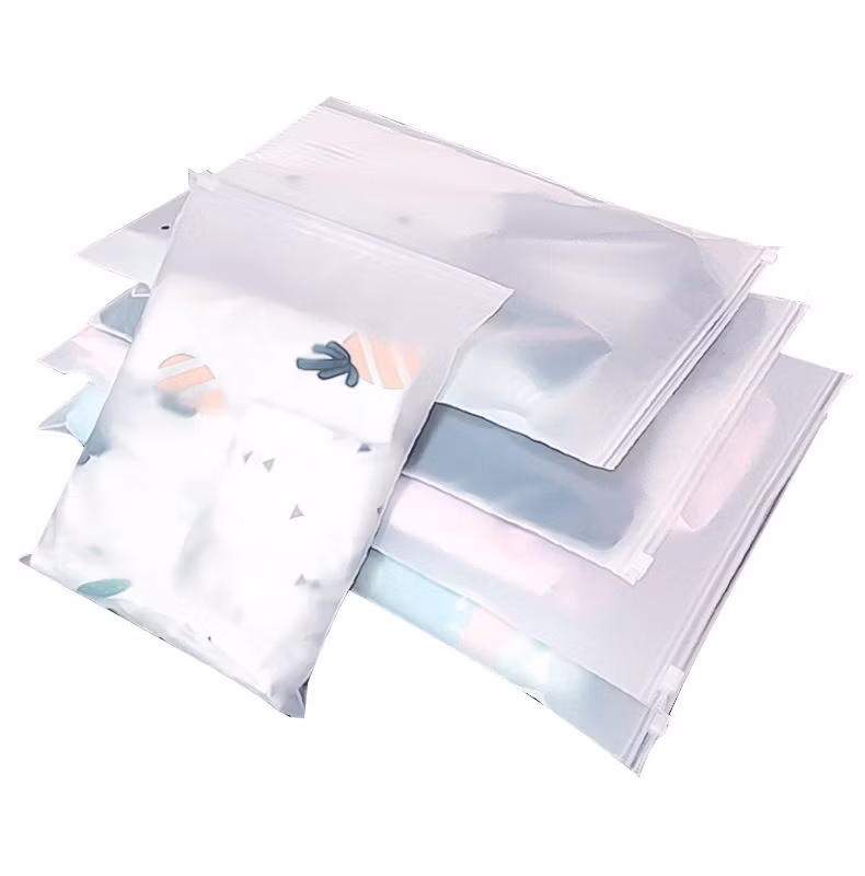Plastic Polyethylene Nylon Rope Bags Gagging Roped Packet Corded Logo Print Pocket CPE PE Evalux Package Tied Girdle String-Laced Drawstring