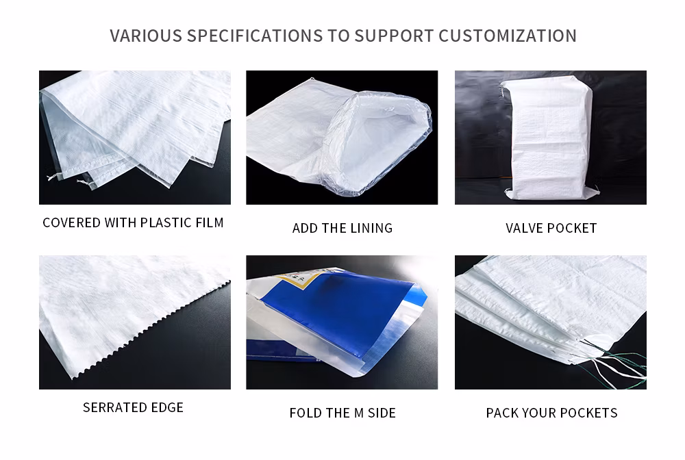 Customizable PP Woven Bag Fish Feed Seafood Feed Color Film Packaging Bag PP Environmentally Friendly Feed Composite Bag
