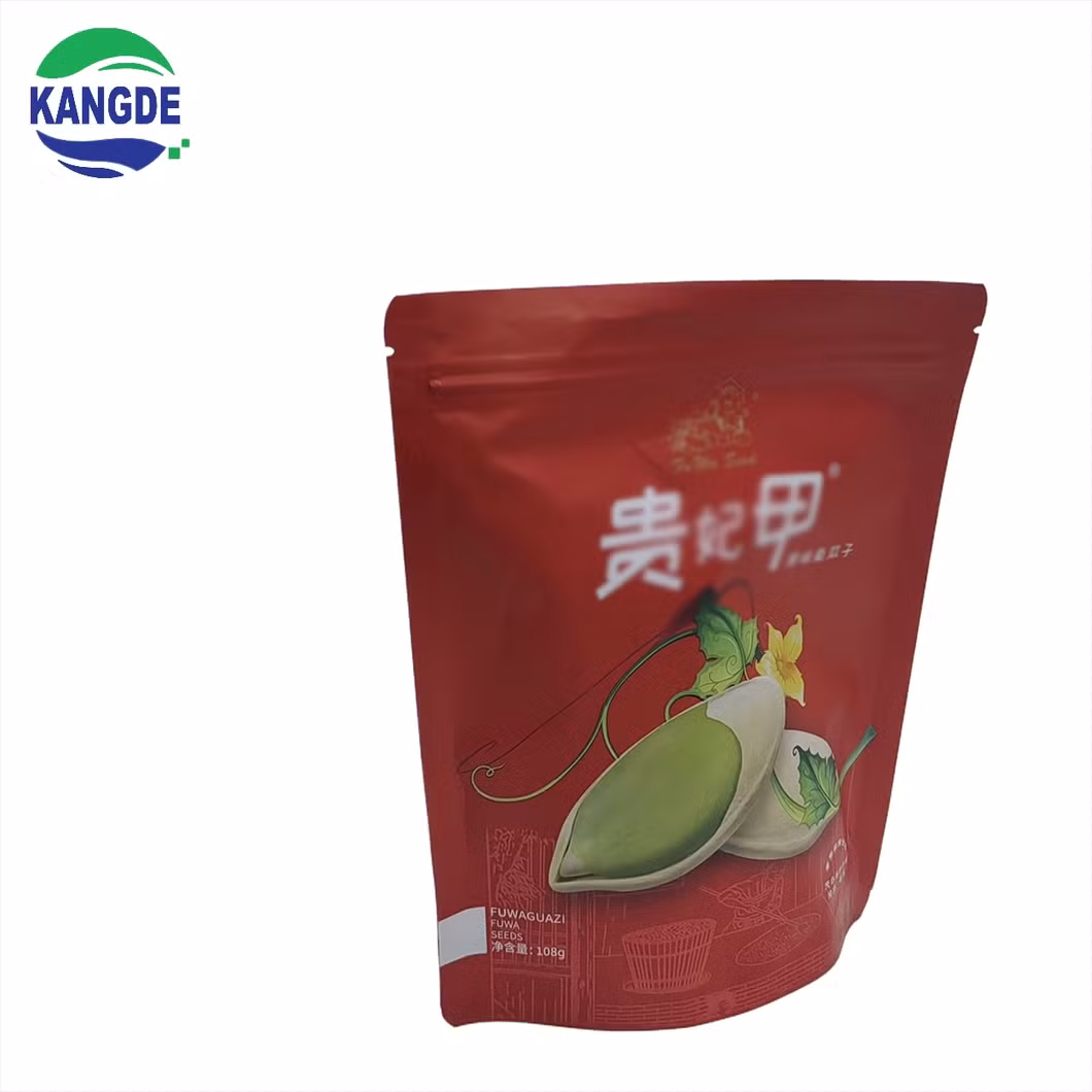 Customized Printing Food Cakes Snacks Flexible Packaging Aluminum Foil Package Bag with Transparent Window Packaging Bag