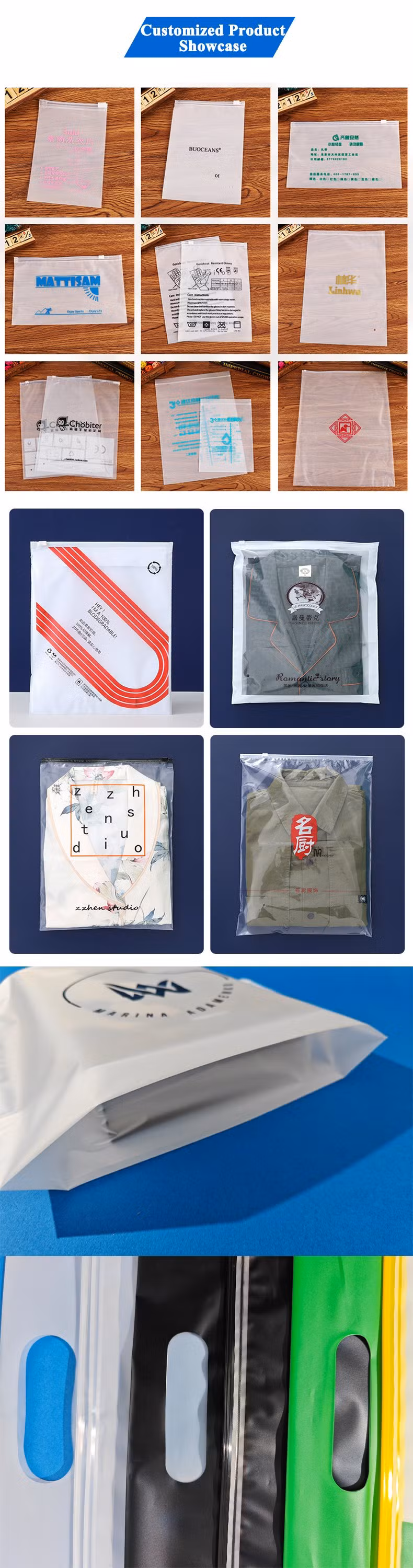 Plastic Polyethylene Nylon Rope Bags Gagging Roped Packet Corded Logo Print Pocket CPE PE Evalux Package Tied Girdle String-Laced Drawstring