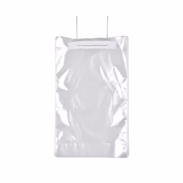 Clear Wicket Poly Plastic Bag, Custom Design Wicket Bag, LDPE Wicket Bag, BOPP Wicket Bag