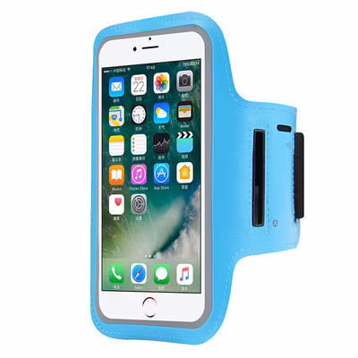 Touchscreen Phone Armband, Neoprene Sports Wrist Pouch for Cycling, Running, and Outdoor Activities