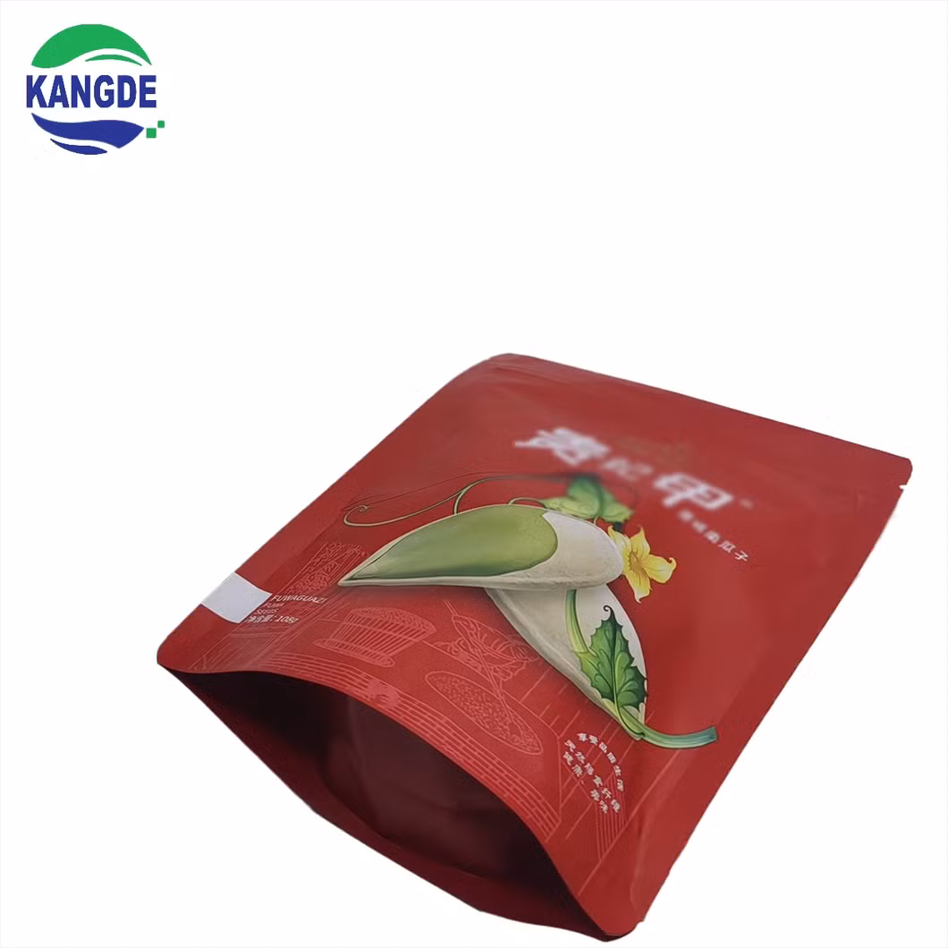 Customized Printing Food Cakes Snacks Flexible Packaging Aluminum Foil Package Bag with Transparent Window Packaging Bag