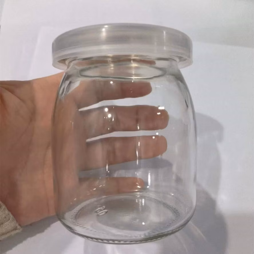 Free Sample 101-200ml Ice Cream Glass Jar Pudding Glass Bottle