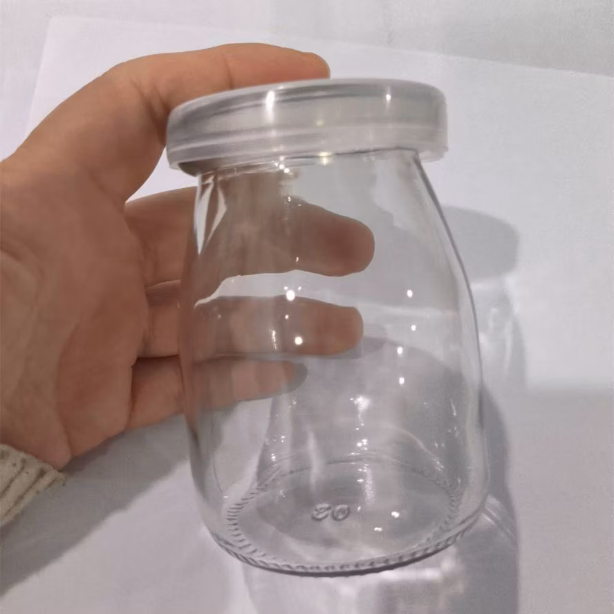 Free Sample 101-200ml Ice Cream Glass Jar Pudding Glass Bottle
