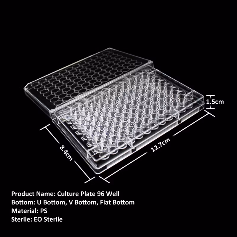 Sterile 6 12 24 96 Wells Tissue Culture Plate Cell Culture Plate for Lab