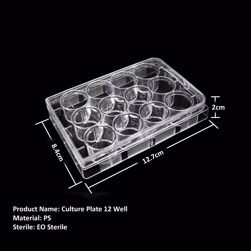 Sterile 6 12 24 96 Wells Tissue Culture Plate Cell Culture Plate for Lab