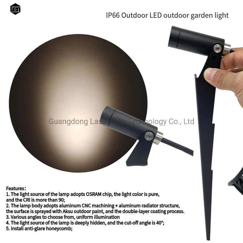 2W/2.5W Low Voltage Lighting LED Outdoor IP66 Garden Spike Landscape Outdoor Lawn Light