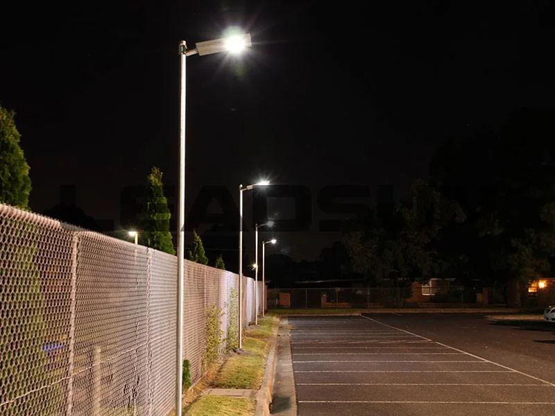 Yangde Lighting Integrated All in One Outdoor Lighting Solar Panel System Lamp LED Street Road Lights IP65 LED Flood Garden Wall Yard Park Street Light