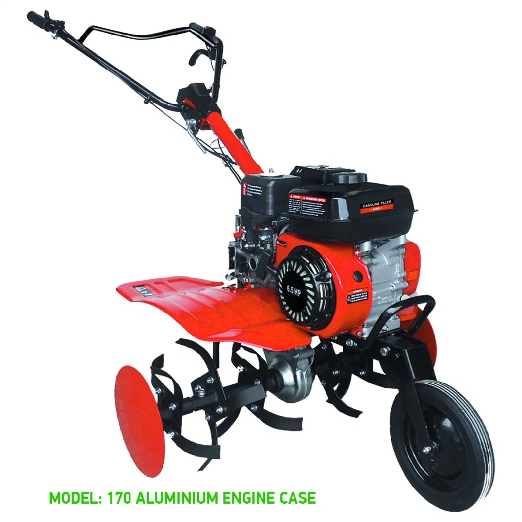 Walk Behind Mini Tractor Power Cultivator Ditching Ploughing Rotary Tiller