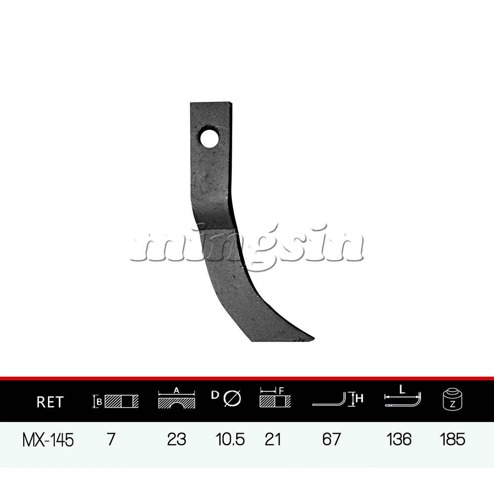 Rotary Spare Parts Power Tiller Cultivator Blades for Agriculture Machines