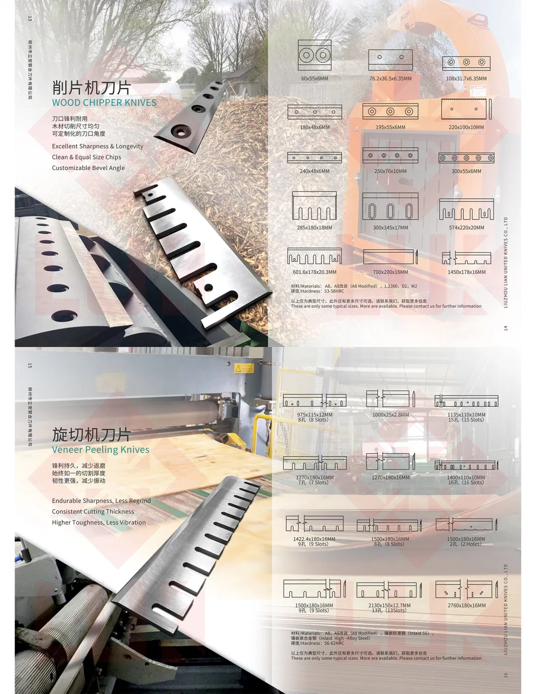 OEM Factory Agricultural Spare Parts Sugarcane Harvester Blade