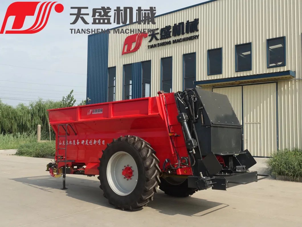 New Agricultural Machinery Farm Tractor Three Point Mounted Pto Driven Dry/Wet Manure Fertilizer Spreader