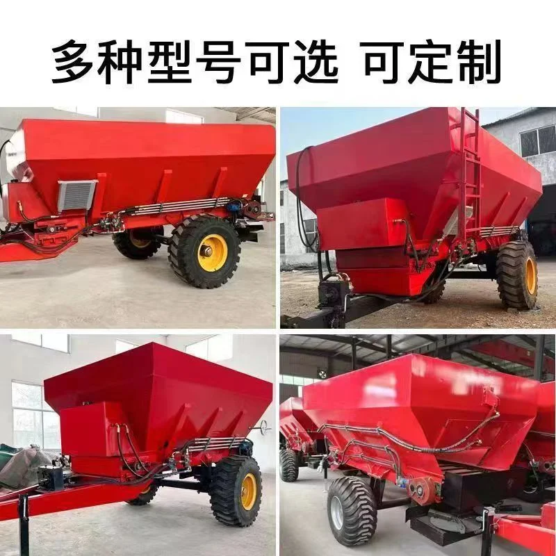 Large Planning Dry Wet Manure Lift Machine Manure Truck Seeding Droppings Dung Plough Farm Agriculture Tractor Sow Broadcast Fertilizing Fertilizer Spreader