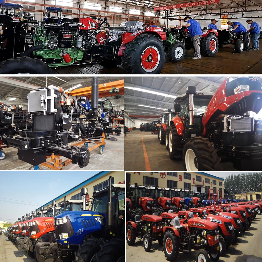 Factory Supplier Agriculture Machine 185HP 4*4 Wheel Farm Tractor with Subsoil, Cultivator