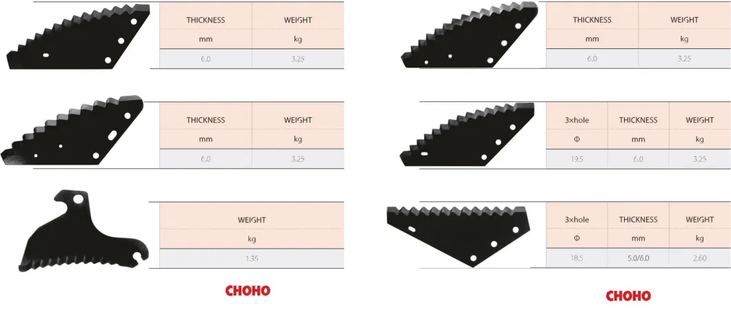 Harrow Disc Mowing Silage Machine Roller Chain Toothed Blade Vertica Agricultural Stockbreeding machinery Knife