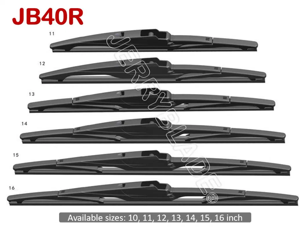 Factory Wholesale Multifunction Rear Wiper Blade 12 OE Adapters Fit 95% Cars Multi Clips Multi Use for All Cars Universal for All Windshield Windscreen Glass