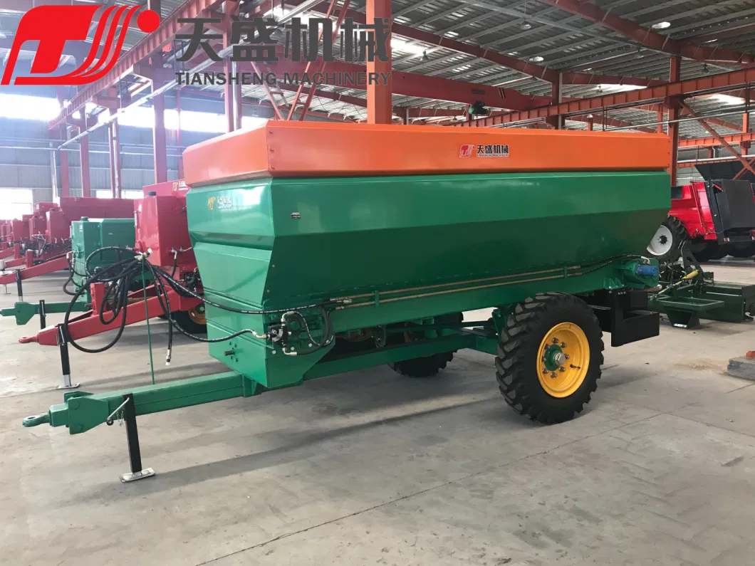 New Agricultural Machinery Farm Tractor Three Point Mounted Pto Driven Dry/Wet Manure Fertilizer Spreader