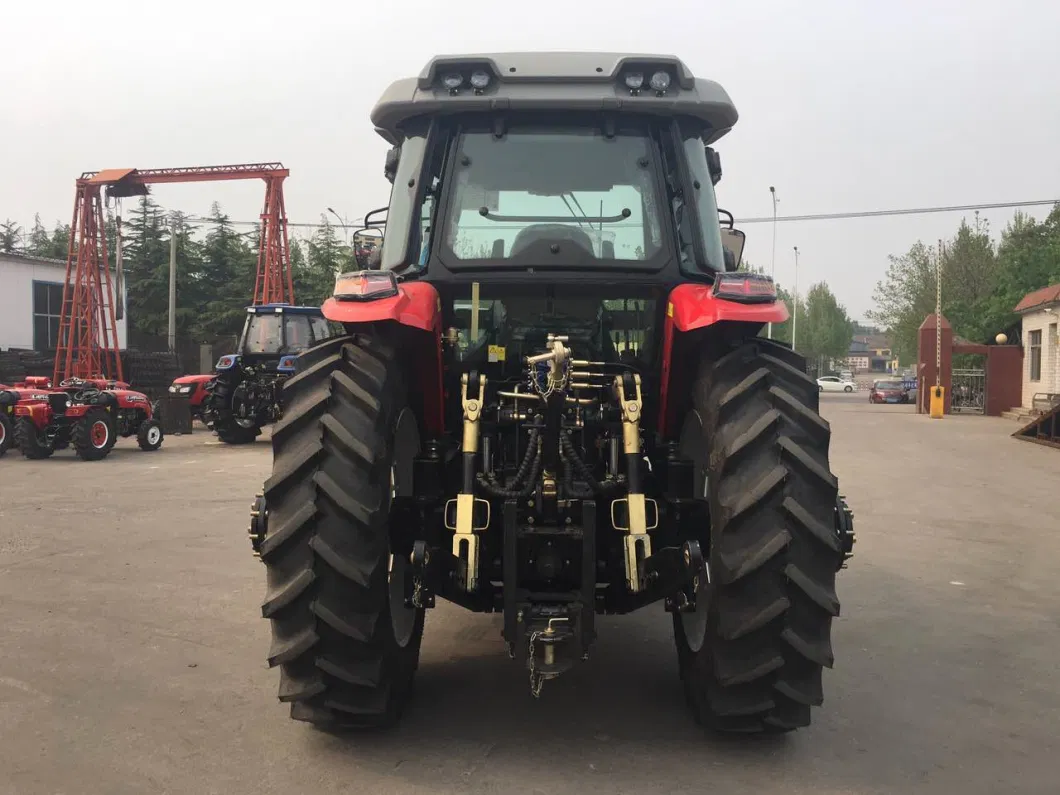 Factory Supplier Agriculture Machine 185HP 4*4 Wheel Farm Tractor with Subsoil, Cultivator