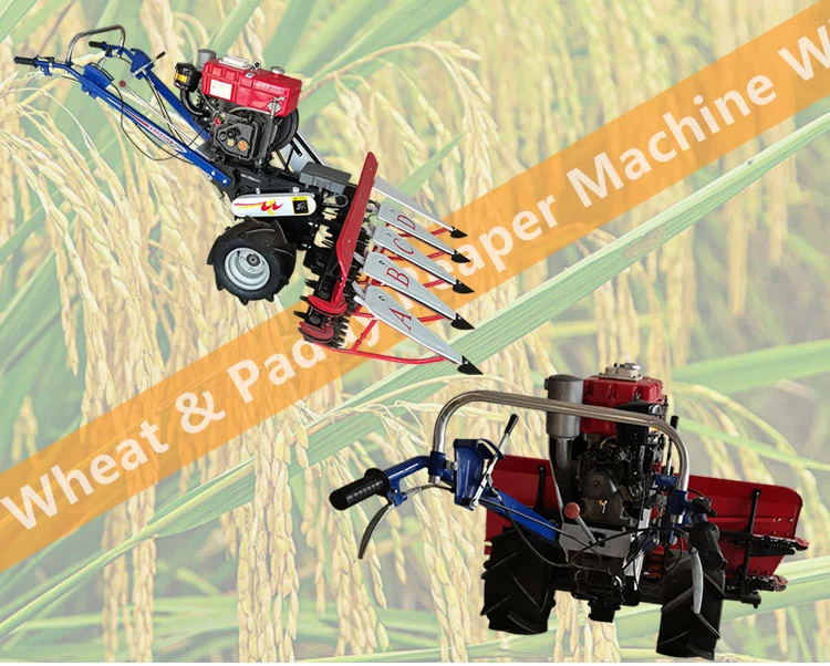 Tractor Walk Alfalfa Reaper Mini Harvester Reaper, 1.2m Width