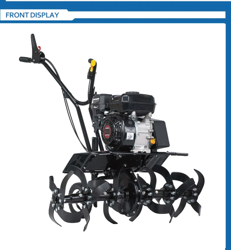 New-Style Rotary 6.5HP Mini 213cc Power Gasoline Tiller Cultivators