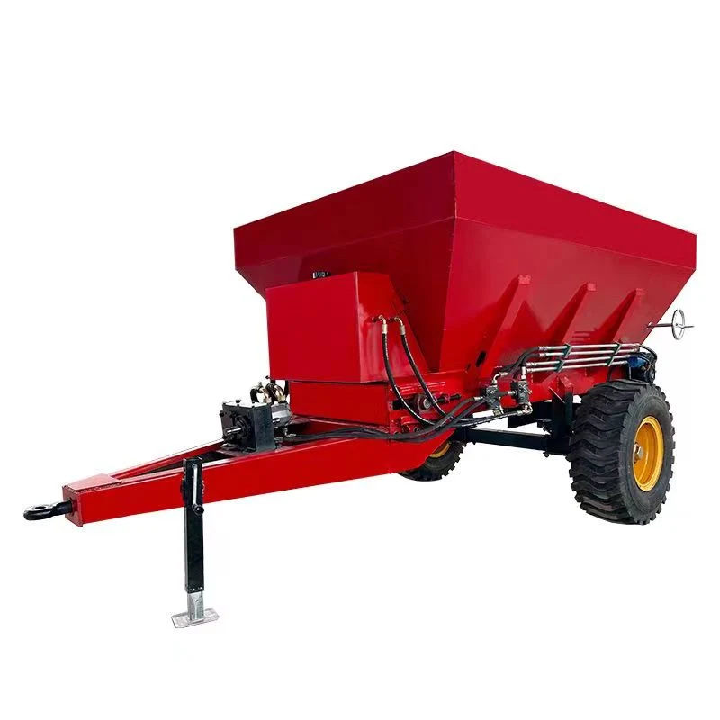 Large Planning Dry Wet Manure Lift Machine Manure Truck Seeding Droppings Dung Plough Farm Agriculture Tractor Sow Broadcast Fertilizing Fertilizer Spreader