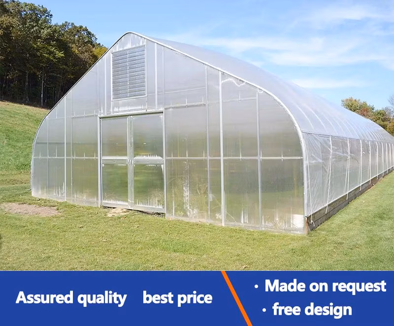 Outdoor Farm Agriculture Vegetable Galvanized Steel Pipes Tube Greenhouse Tent