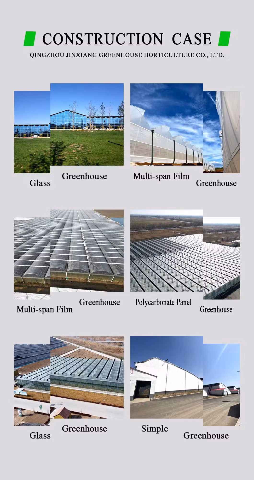 Low Cost Nursery Agricultural Plastic Film Single-Span Aluminum Frame Structure Flower Greenhouse for Plants Growing