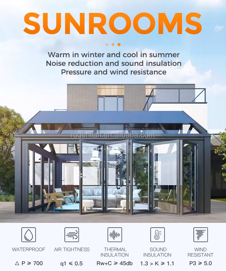 Modern Bespoke Aluminium Glazed House Sliding/Folding/Casing/Open Plan