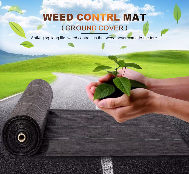 Barrier Mat Blocker Ground Cover White Greenhouse Green Color Weed Control Fabric Mat