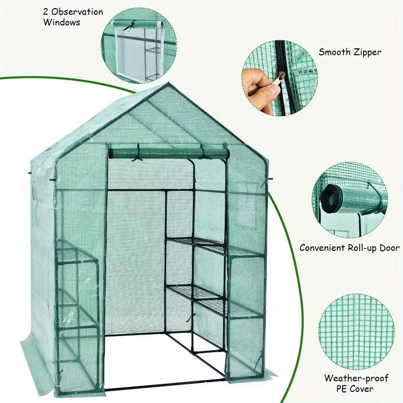 Wholesale Modern Gardening Plant Portable PE Sun Rooms Grow Tent Garden Greenhouse