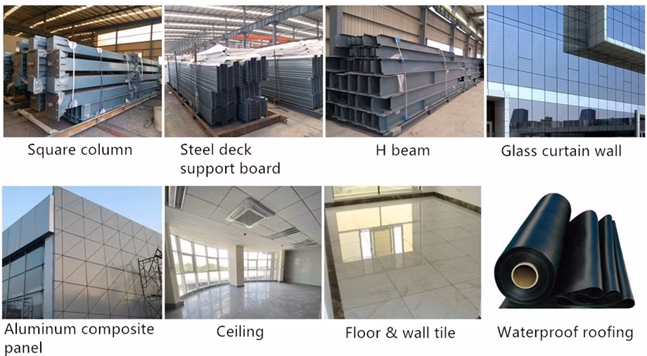 Pre Engineered Steel Structure Construction Building/Prefabricated Metal Frame Warehouse/Shed/Hangar/Workshop/Factory/Apartment/Hotel/School/Hospital Building