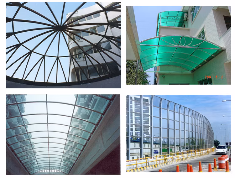 Popular 4mm 6mm Colored Solid Polycarbonate Sheets for Greenhouse Panel