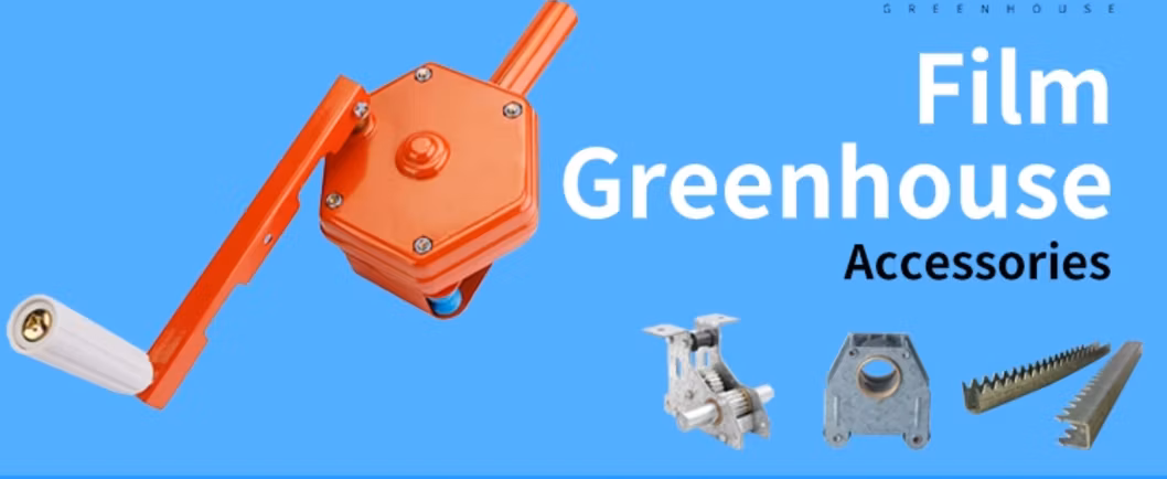 Film Reeler for Plastic Film Covered Greenhouse Ventilation for Easy Farming