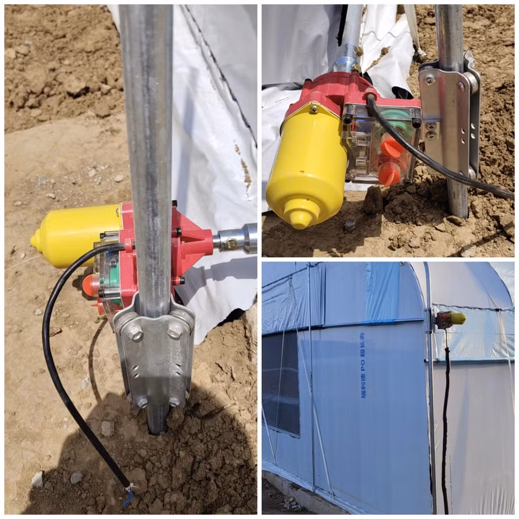 Electric Film Reeler for Greenhouse Roof/Side Ventilation Opening and Closing