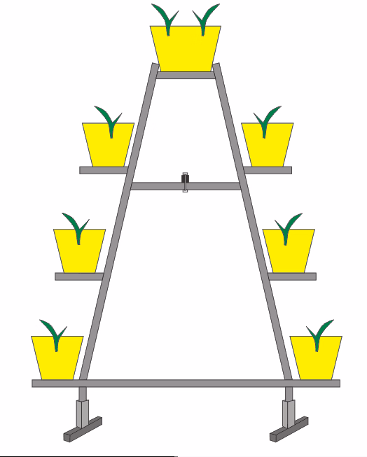 Tunnel Greenhouse Vertical a Type Strawberries Farm High Output Smart Farming Hydroponic