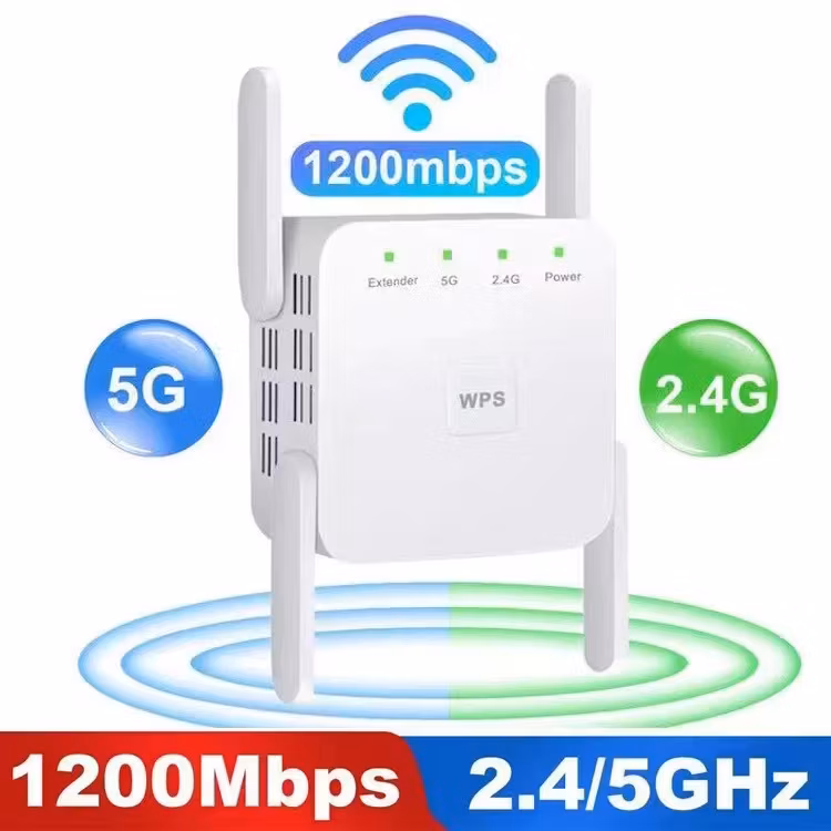 Professional Factory Price Wd-R611utype Enterprise Router Repeater 1200Mbps Wireless WiFi Repeater 802.11b/G/N