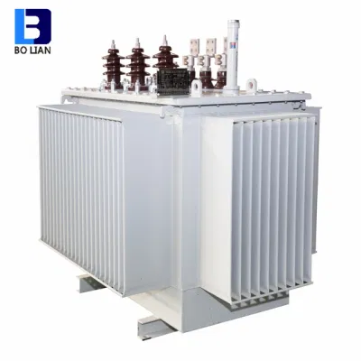 S13 S11 transformador seco de tres fases sellado y sumergido en aceite Distribución Baja pérdida aislamiento de potencia 10kV 110kVA AC exterior