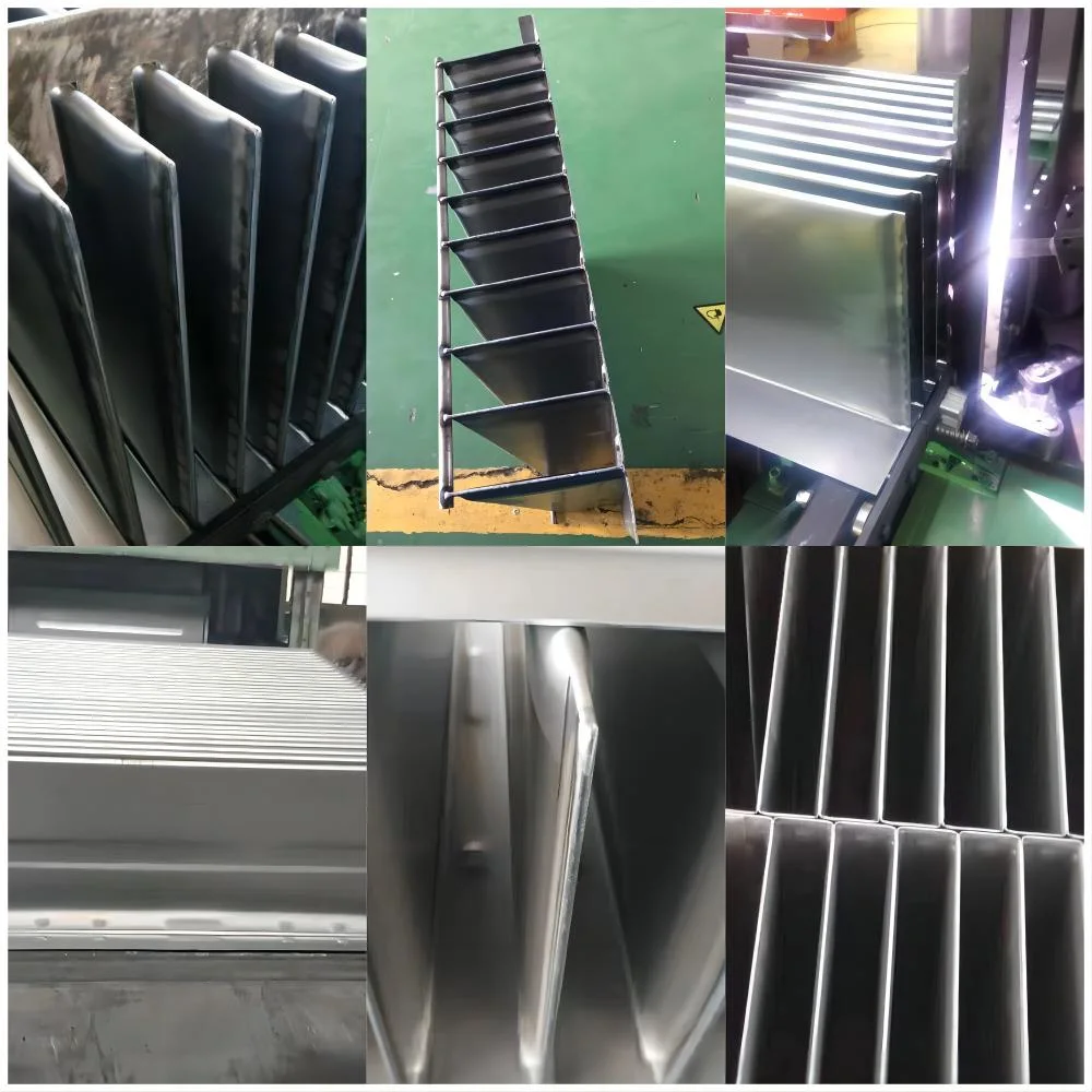 Fin Pitch 40mm Transformer Corrugated Radiator Folding Machine