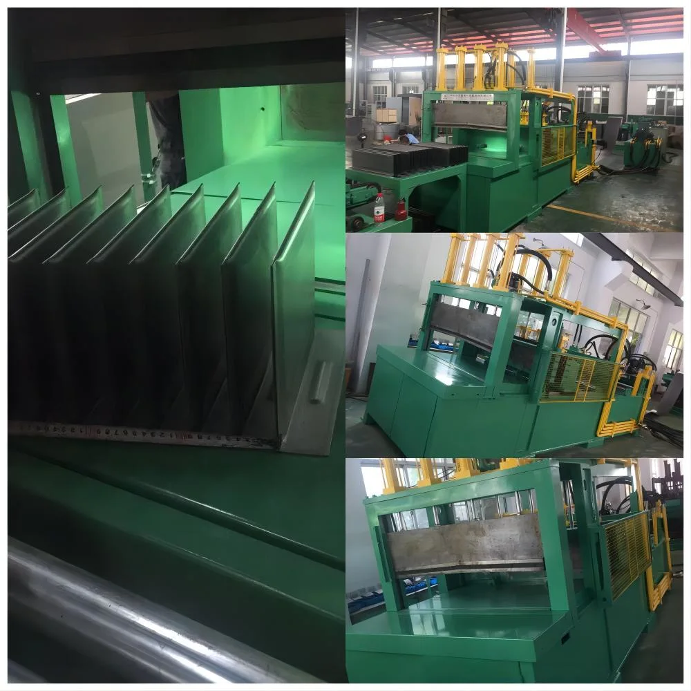 Fin Pitch 40mm Transformer Corrugated Radiator Folding Machine