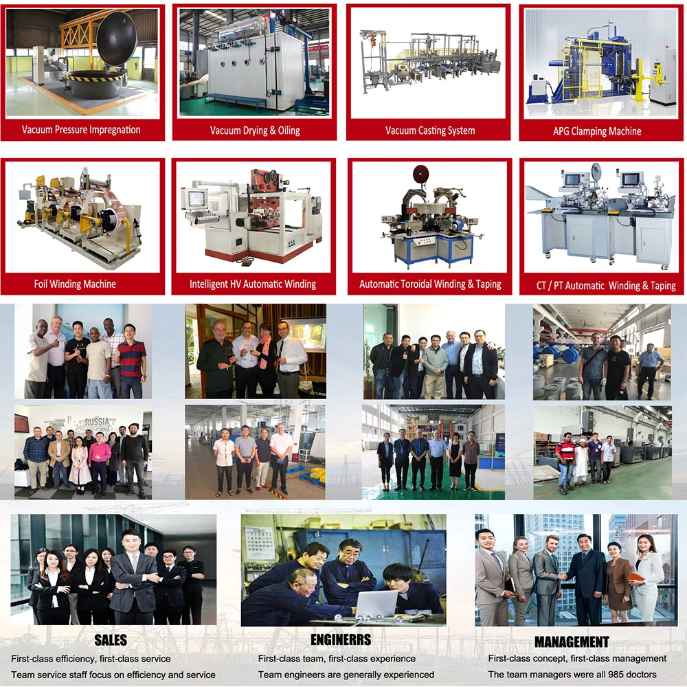 New Dry-Type Transformer Hv Foil Winding Machine for Hv Foil Coils